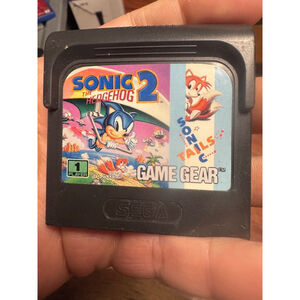 Sonic the Hedgehog 2 (Sega Game Gear) Original Game Cartridge Only